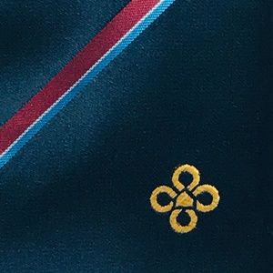 GOLDLION REGIMENTAL PATTERN TIE